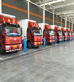 常州到德阳物流公司车辆展示